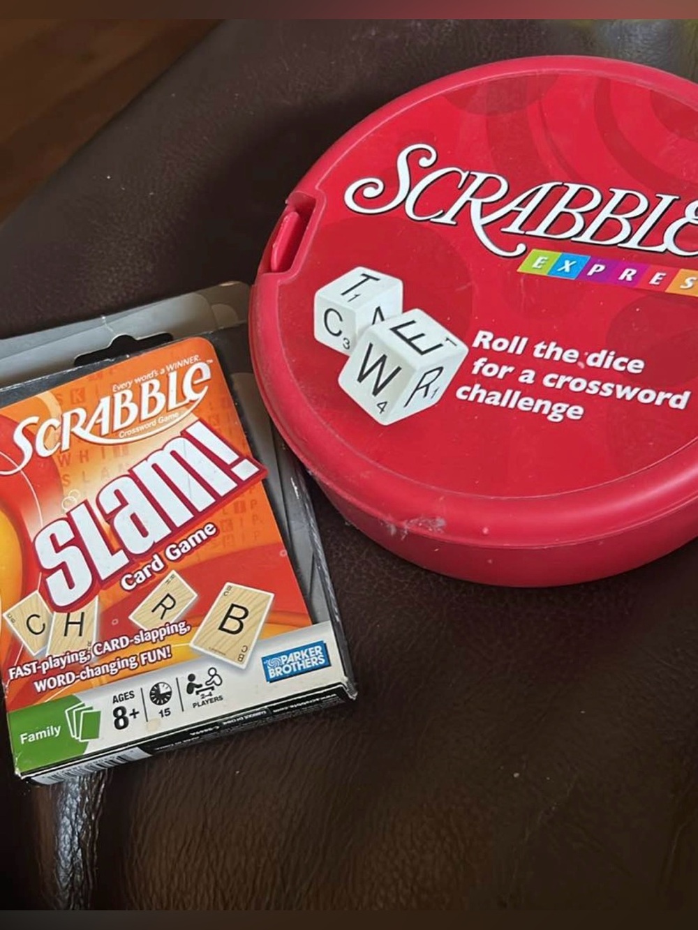 Scrabble Express and Scrabble Slam Games